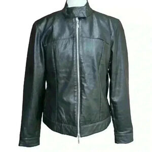 Vintage Helline Germany 100% Leather Women’s Motorcycle Biker Jacket EUR sz 40